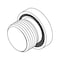 Tompkins Hydraulic Fitting, International20X1.5MM HOLLOW HEX PLUG 7408-HHP-20 - alternate 1